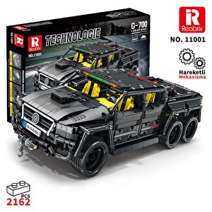 Reobrix Technic 11001 Mercedes Benz G700 Brabus 6x6 Yaratıcı Yapı Blok Seti Building Block 2162parça