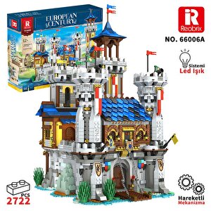 Reobrix 66006 Altın Aslan Kalesi Yaratıcı Yapı Blok Seti Building Blocks (golden Lion Castle)-2722 Parça