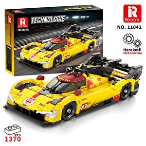 Reobrix Technic 11042 Ferrari 499p Araba Yaratıcı Yapı Blok Seti Building Blocks - 1370 Parça