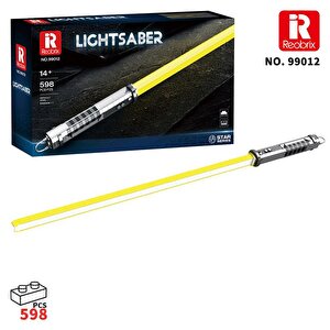 Reobrix 99012 Işın Kılıcı Sarı Yaratıcı Yapı Blok Seti Building Blocks (lightsaber) - 598 Parça