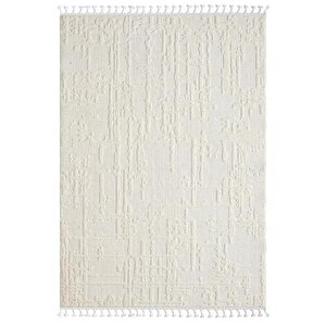 Wool Wl004a Bej Halı Sisal Bukle Dekoratif Kabartmalı Halı Tozsuz Antialerjik Salon Halısı Koridor 200x290 cm