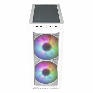 Haf 500 Usb 3.2 Argb Eatx Mid Tower Beyaz Kasa