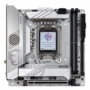 Msi Mpg Z890i Edge Ti Wifi Ddr5 (8600mhz)oc M.2 Hdmi/usb-c Pcie 5.0 1851p Mitx Anakart