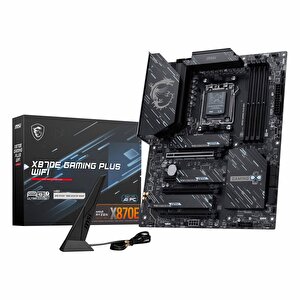 Msi X870e Gaming Plus Wifi Ddr5 (8200mhz)oc M.2 Hdmi/usb-c Pcie 5.0 Am5 Atx Anakart