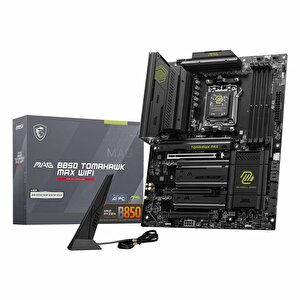 Msi Mag B850 Tomahawk Max Wifi Ddr5 (8400mhz)oc M.2 Hdmi/usb-c Pcie 5.0 Am5 Atx Anakart