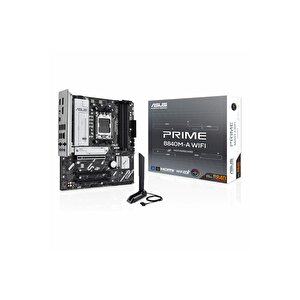 Prime B840m-a Wifi Ddr5 (7600mhz)oc M.2 Hdmi/dp/usb-c Pcie 4.0 Am5 Matx Anakart