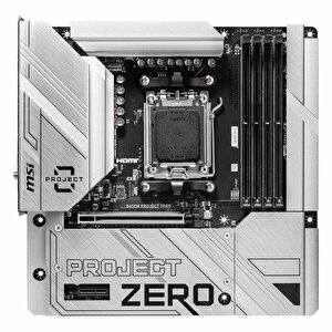 Msi B650m Project Zero Ddr5 (7600mhz)oc M.2 Hdmi/dp/usb-c Pcie 4.0 Am5 Matx Anakart