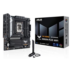 Tuf Gaming B860m-plus Wifi Ddr5 (8800mhz)oc M.2 Hdmi/dp/usb-c Pcie 5.0 1851p Matx Anakart