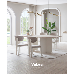 Flora Yemek Masası + 2 Sandalye