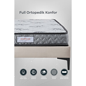 Ultra Full Ortopedik Royal Sünger Yatak Yavrulu Yatak Ranza Yatağı Misafir Yatağı Dayanıklı Yer Yatağı 80x200 cm