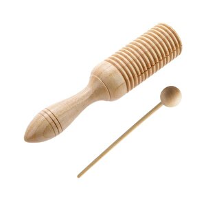 Ahşap Guiro Ritim Müzik Aleti 19 Cm