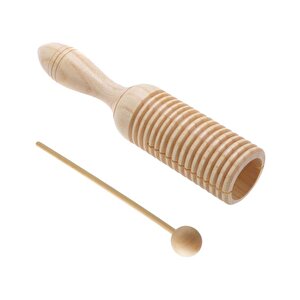 Ahşap Guiro Ritim Müzik Aleti 19 Cm