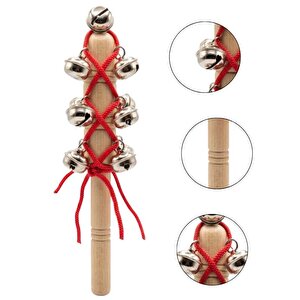 Ahşap Zilli Ritim Çubuğu 19.5 Cm