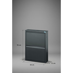 Metal Ayakkabılık 2 Li Model