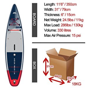 Hyper Şişme Isup Stand-up Paddle Board 350cm