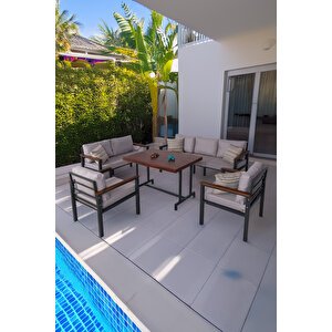 Bahce Mobilyası, Modern Balkon Mobilyası, Kafe Oturma Takımı, Teras Koltugu, 1+1+2+3+m