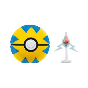 Pokemon Battle Clip N Go Rotom Ve Quick Ball Figür Seti Pkw4155