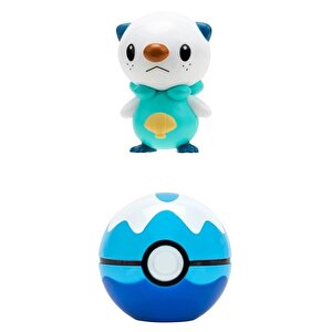 Pokemon Battle Clip N Go Oshawott Ve Dive Ball Figür Seti Pkw4158