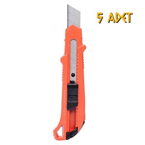 Alüminyum Kırmızı Pro Maket Bıçağı Falçata - 5 Adet