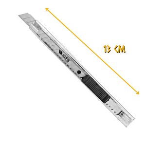 Metal Dar Maket Bıçağı Falçata - 9 X 0.4 Mm. - 3 Adet