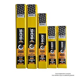 Sgs Üçgen Eğe Slim İnce Dişli 4" - 100 Mm. - 12 Adet