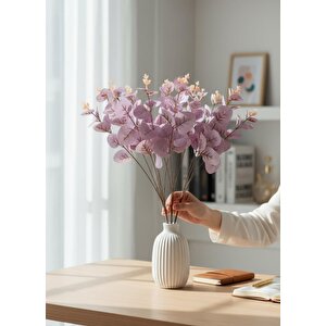 Yapay Çiçek Lila Okaliptus Aradal Arajman Çiçeği Eucalyptus