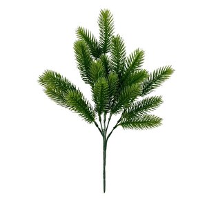 Yapay Çiçek Ponpon Çam Garnitür Aradal Dekoratif Yapay Bitki 30cm