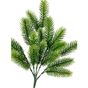 Yapay Çiçek Ponpon Çam Garnitür Aradal Dekoratif Yapay Bitki 30cm