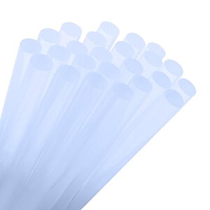 Sıcak Silikon Çubuğu 1 Kg 7mm-30cm Mum Silikon İnce Uç Şeffaf