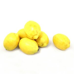 Yapay Li̇mon 6 Lı Paket  Yapay Meyve
