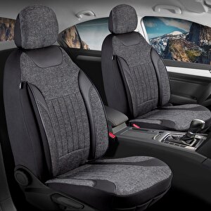 Volvo S70 Lüx Keten Oto Koltuk Kılıfı Ön Arka Takım Edition Si̇yah Siyah