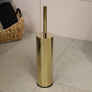 Kobos Yuvarlak Banyo Seti Parlak Altın