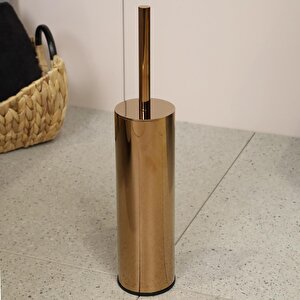 Kobos Yuvarlak Banyo Seti Parlak Bakır