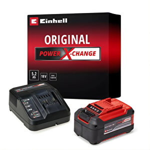 Set-37 (einhell Tp-co 18/76-c Li Bl - Solo Professional Akülü Kesme Taşlama Makinesi+einhell 5,2 Ah Pxc Starter-kit Akü & Şarj Cihazı)