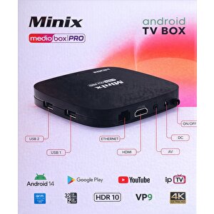 Minix Mediabox Pro 4k Android 14