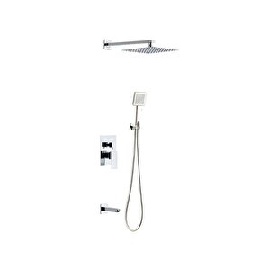 Aqua Krom Ankastre Banyo Bataryası Set 94111s