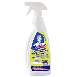Highgenic Paslanmaz Çelik Ve Ankastre Yüzey Temizleyici, Parlatıcı, Koruyucu 750ml