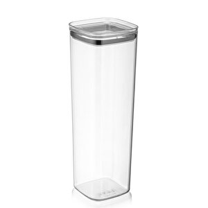 Uzun Kare Hava Geçirmez Erzak Saklama Kabı 6 Adet 3100 Ml