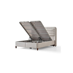 Cennet Yatak Janett Model Çift Kişilik Baza Ve Başlık Seti Minimalist Tasarım, Maksimum Fonksiyon 140x190 cm
