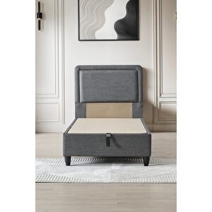 Cennet Yatak Melisa Tek Kişilik Sandıklı Baza + Full Ortopedik Antibakteriyel Visco Yatak + Başlık 3 Lü Set 120x200 cm