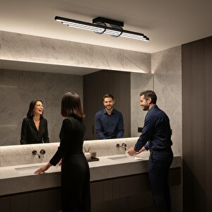 Cosmo Silver 6500k Led Tavan Avize – Kumandalı Dim Edilebilir – Aşağı Işık 6500 K