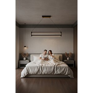 Orion Silver 6500k Lineer Led Sarkıt Avize – Kumandalı Dim Edilebilir – Aşağı Işık 6500 K