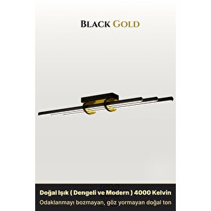 Cosmo Gold 4000k Led Tavan Avize – Kumandalı Dim Edilebilir – Aşağı Işık 4000 K