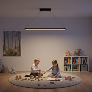 Mira Rose Gold 6500k Lineer Led Sarkıt Avize – Kumandalı Dim Edilebilir – Aşağı Işık 6500 K