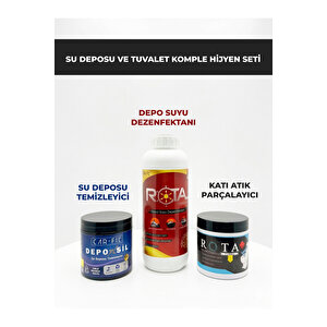 Car-fil |karavan & Tekne Su Deposu Temizleme Ve Tuvalet Hijyen Seti | Ekonomik 3’lü Paket