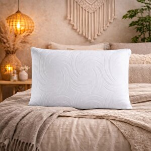 Basiccomfort™ Premium Hava Katmanlı Boyun Destekli Ortopedik Ergonomik Visco Yastık 60*40*13 Cm