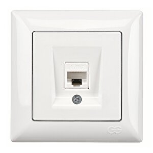 Günsan Visage Beyaz Tekli Data Prizi (rj45 Cat6)