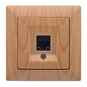 Günsan Visage Akçaağaç Tekli Data Prizi (rj45 Cat5)