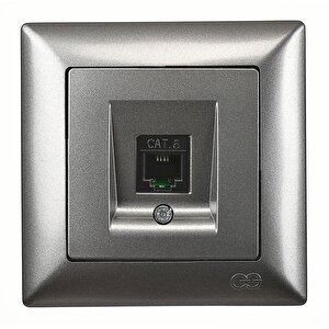 Günsan Visage Füme Tekli Data Prizi (rj45 Cat6)