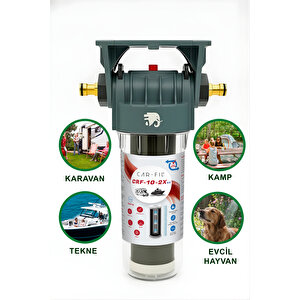 Car-fil|crf-10-2x -eu 10” Aktif Karbon Filtresi | Koku, Klor, Tortu Azaltma